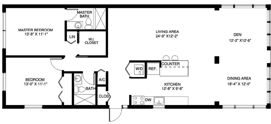 John Knox Village Laurel villa floor plan