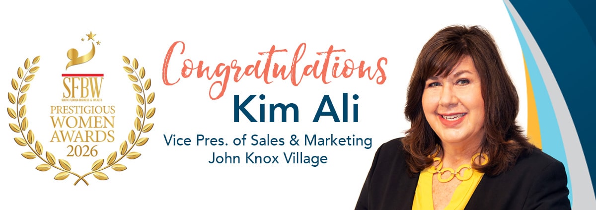 Kim Ali VP Sales & Marketing headshot and SFBW Prestigious Women Awards badge