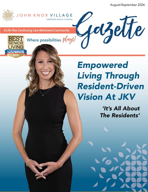 JKV CEO Melissa Honig on cover of August September Gazette